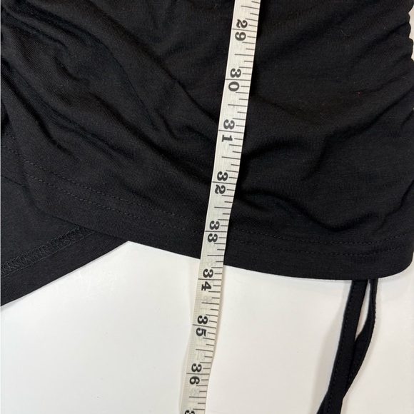 SHEIN Black Ruched One-Shoulder Dress - Picture 4 of 5